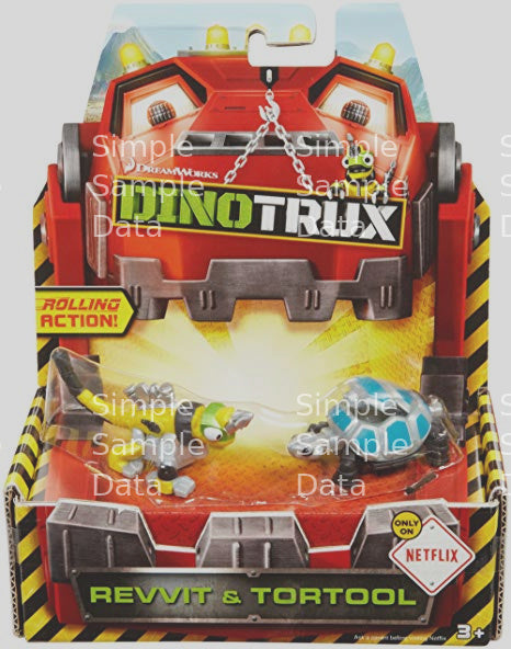 Dinotrux Revvit and Tortool Character 2-Pack